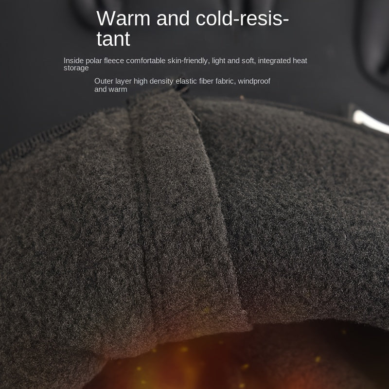 Outdoor Heated Gloves – Windproof, Waterproof, Plus Velvet Lining, USB Rechargeable, Touchscreen Winter Gloves