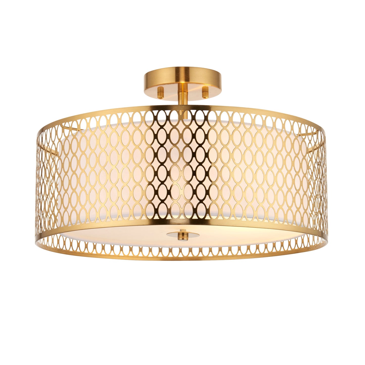 Cordero 3 Light Semi Flush Ceiling Light