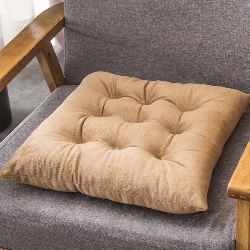Soft Velvet Dining Chair Cushions with Ties 16" x 16"