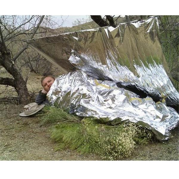 10pcs ( 210*130CM)  Emergency Outdoor Survival Blanket - Silver