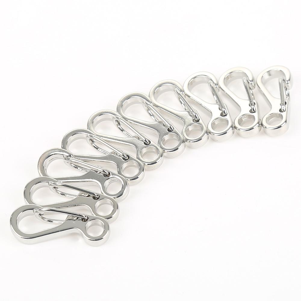 10PCS Mini SF Spring Backpack Clasps & Climbing Carabiners