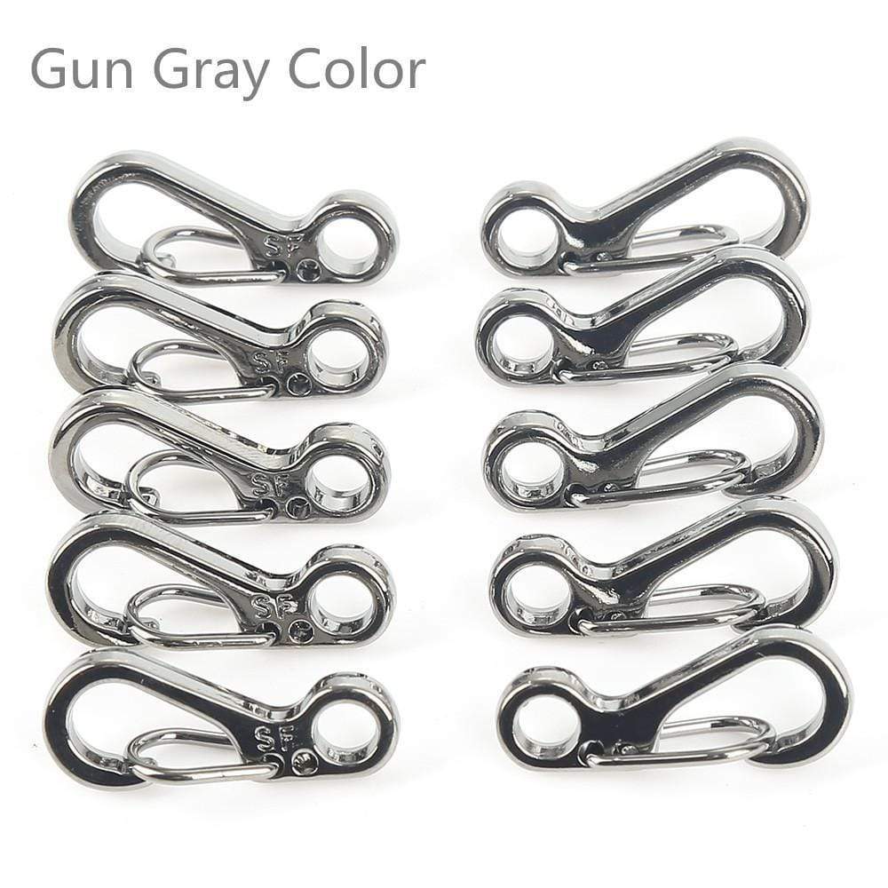10PCS Mini SF Spring Backpack Clasps & Climbing Carabiners