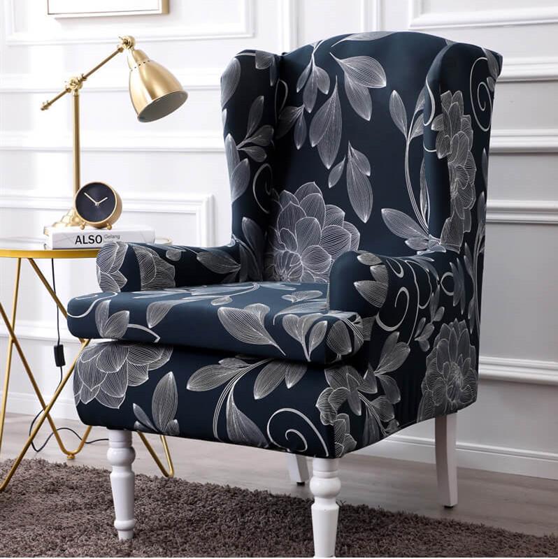 2-Piece Wingback Chair Covers