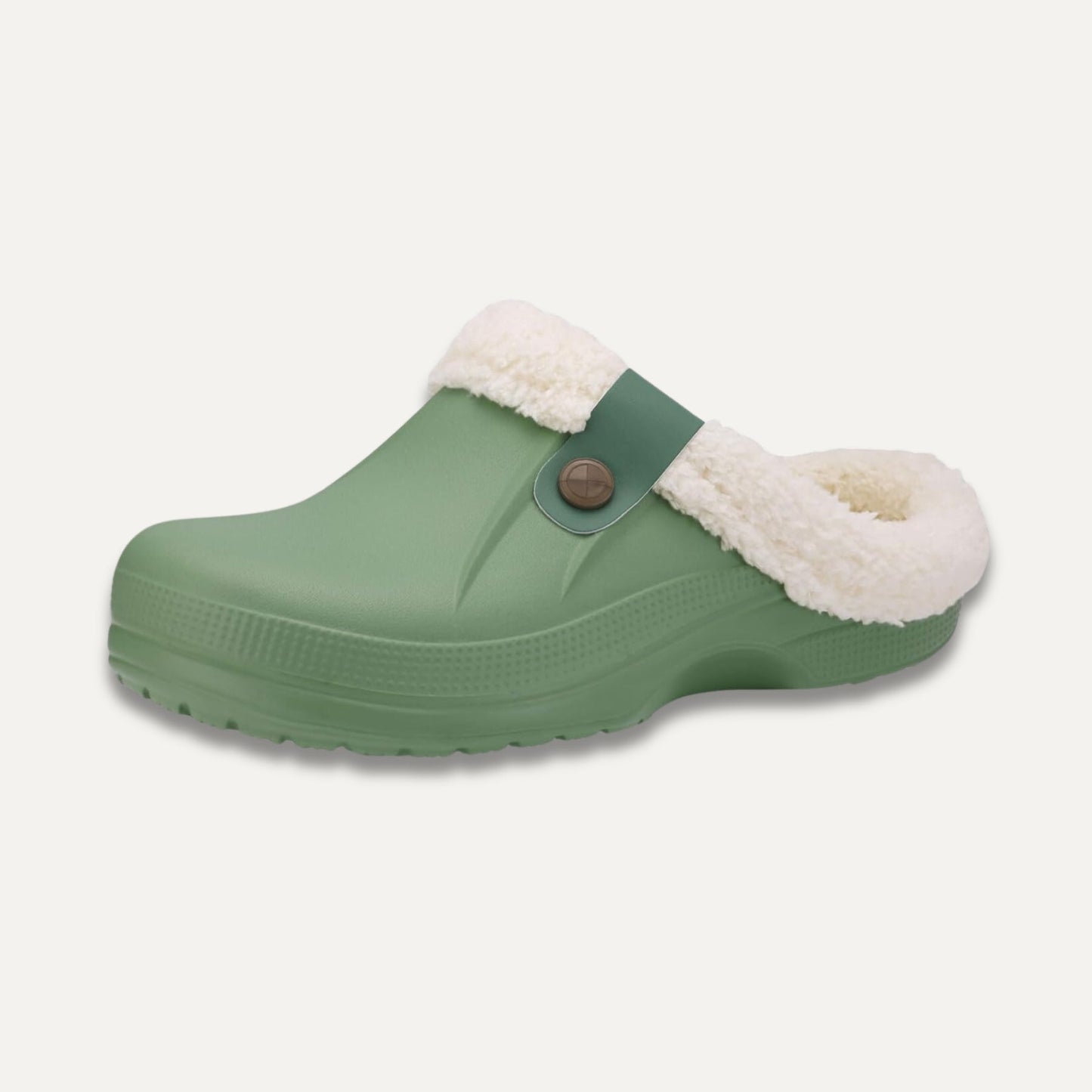 Arlo Fuzzy Comfort Clog Mules – Warm Slip-On