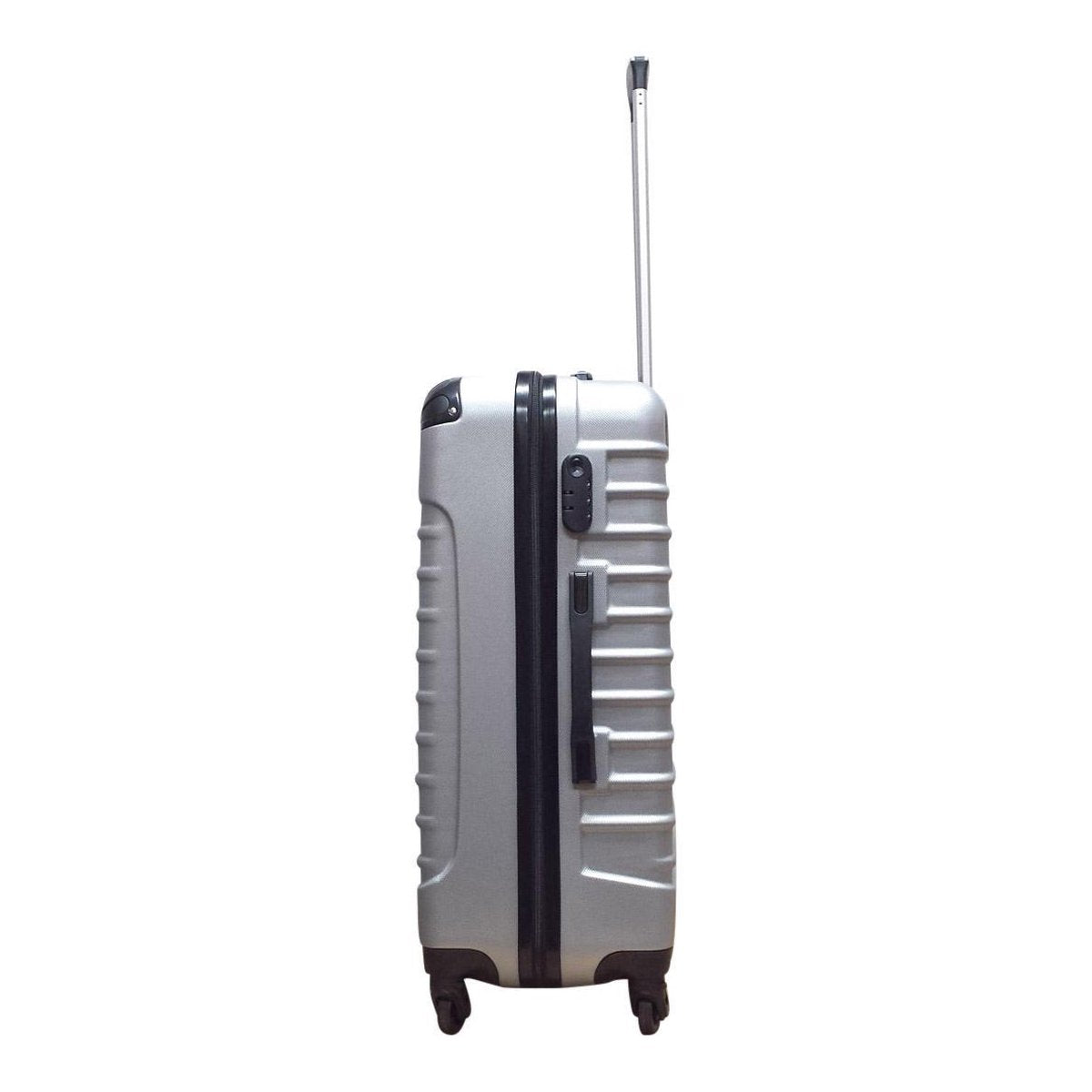 2-Piece Hardshell Luggage Set – Milano Silver