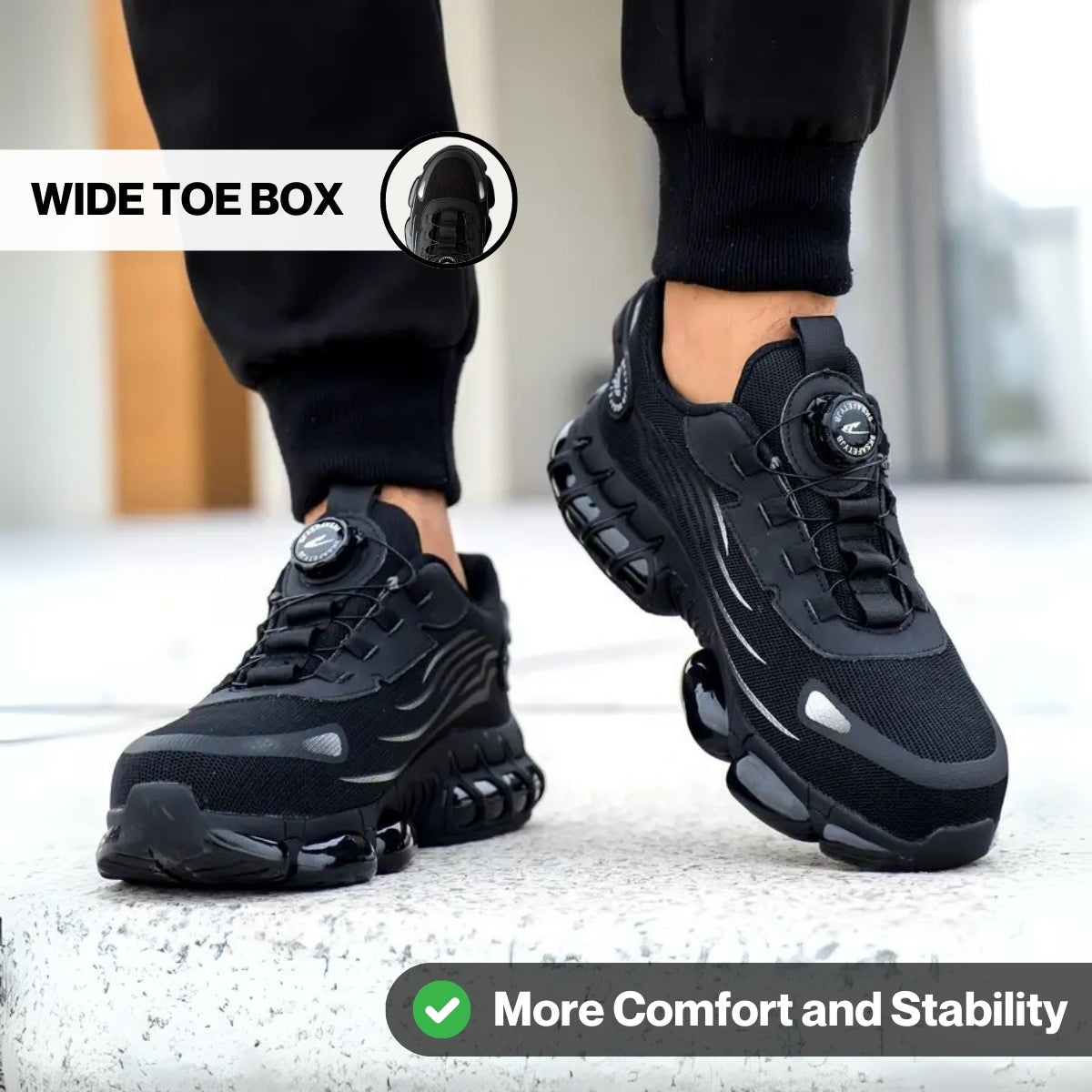 Axon Protective Steel Toe Sneakers – Durable Work Shoes