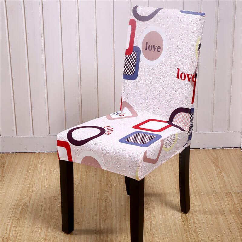 Stretch Removable Washable Spandex Dining Chair Covers| 40 Colors