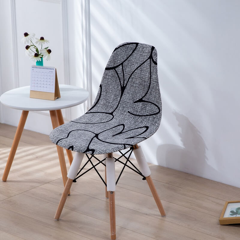 Printed Elastic Shell Chair Covers