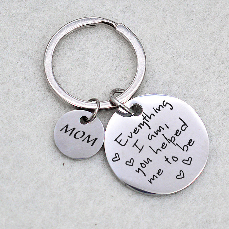Everything I Am' Keychain - Circle Charm