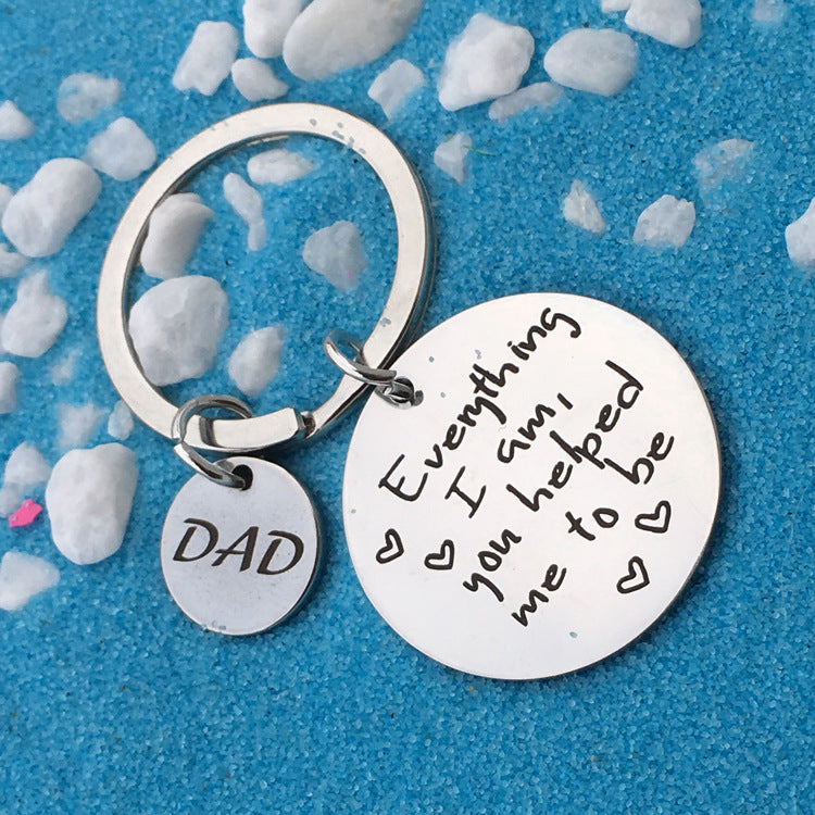 Everything I Am' Keychain - Circle Charm