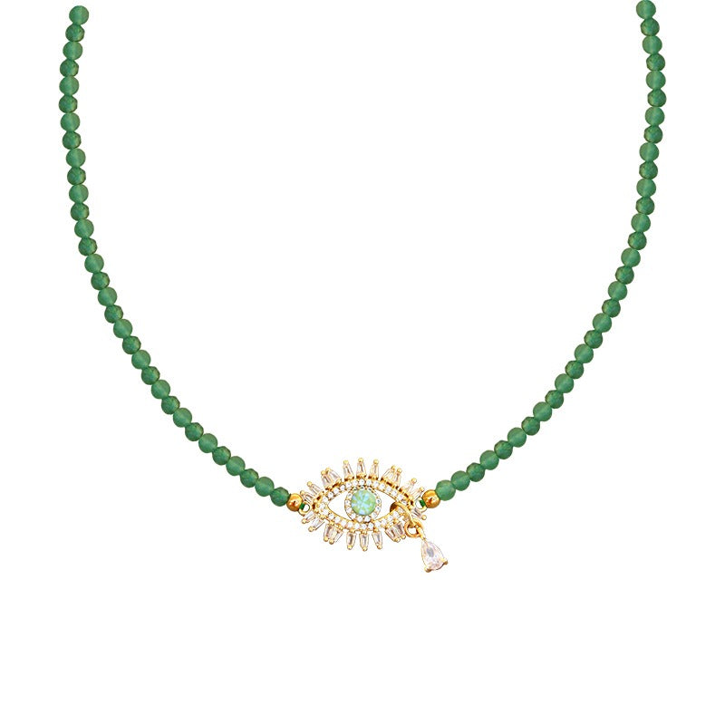Turquoise Devil's Eye Necklace
