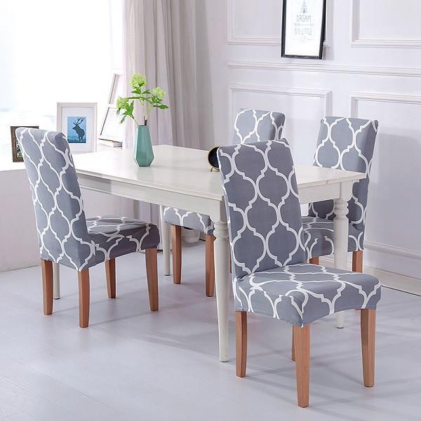 Stretch Removable Washable Spandex Dining Chair Covers| 40 Colors
