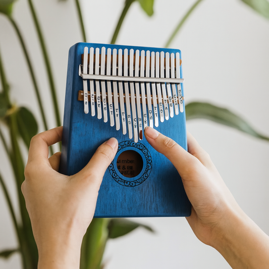 17-Key Kalimba Thumb Piano Portable Wood Finger Piano Instrument