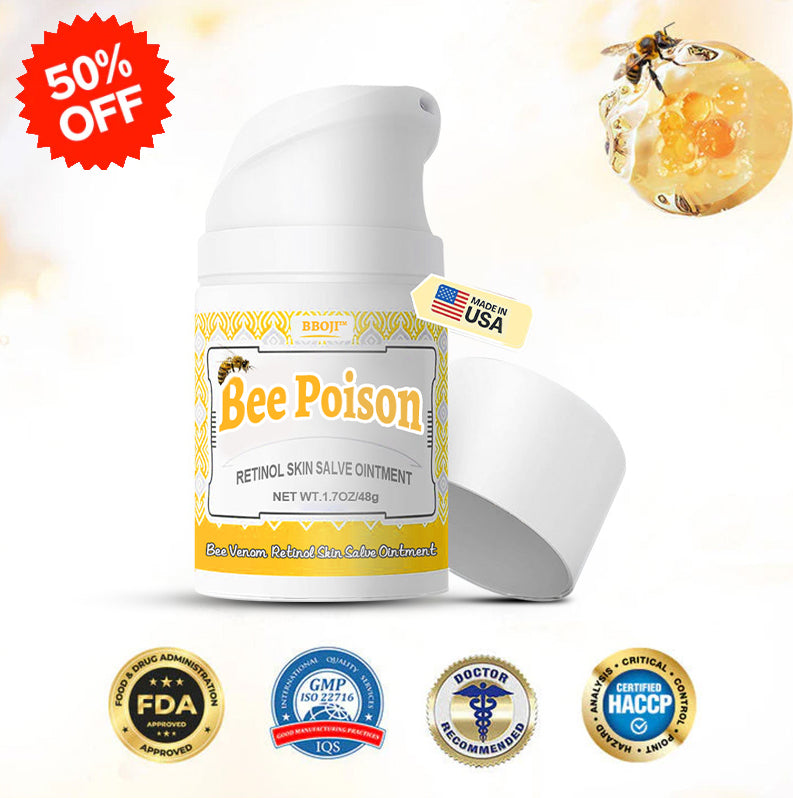 Bee Poison Retinol Skin Salve Ointment 🗽𝐀𝐀𝐃 𝐑𝐄𝐂𝐎𝐌𝐌𝐄𝐍𝐃𝐒(🔥50% Off for a Limited Time!)