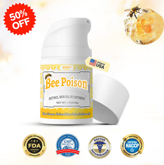 Bee Poison Retinol Skin Salve Ointment 🗽𝐀𝐀𝐃 𝐑𝐄𝐂𝐎𝐌𝐌𝐄𝐍𝐃𝐒(🔥50% Off for a Limited Time!)