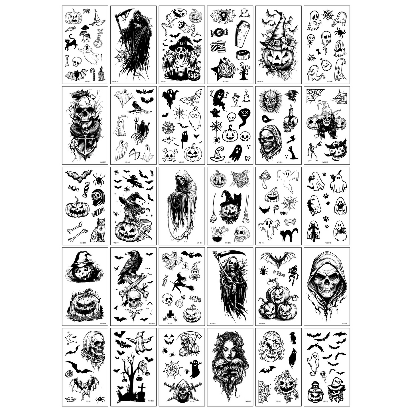 Halloween Temporary Tattoo Makeup – Realistic Fake Wounds, Scars & Blood FX Stickers for Costume & Prank Use