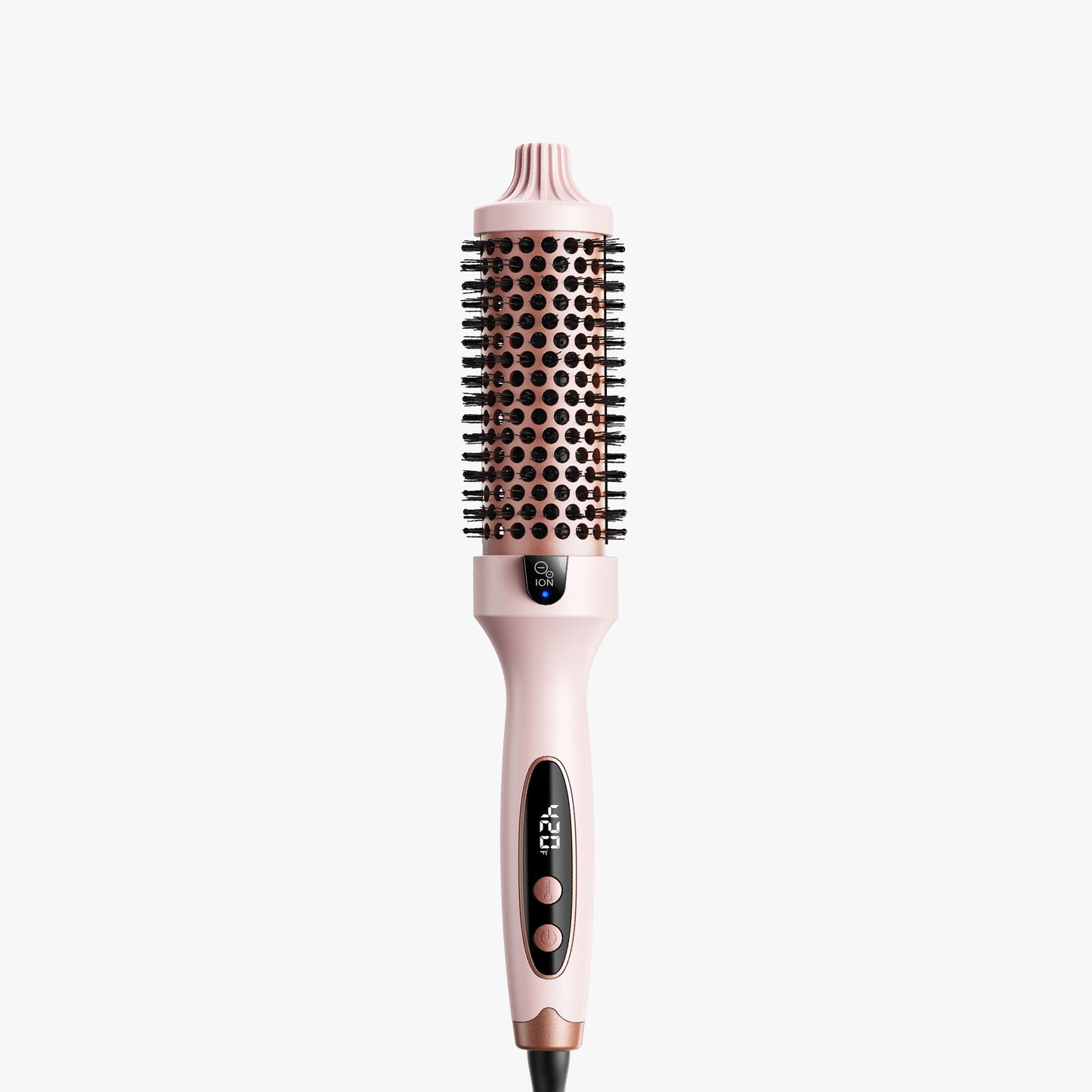 Avichic Thermal Blowout Brush – 1.5″ Ceramic Tourmaline Barrel, 5‑Heat Settings, Dual Voltage, Ionic Frizz Control