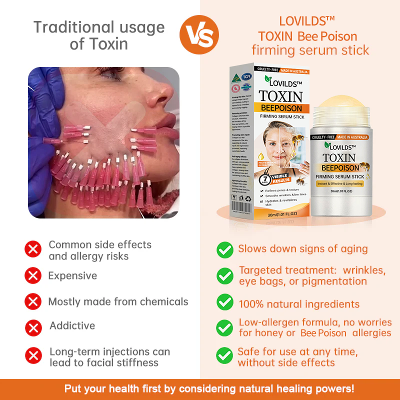 🐝🎁Made and Shipped from Australia✨LOVILDS™ Toxin Bee Poison Firming Serum Stick