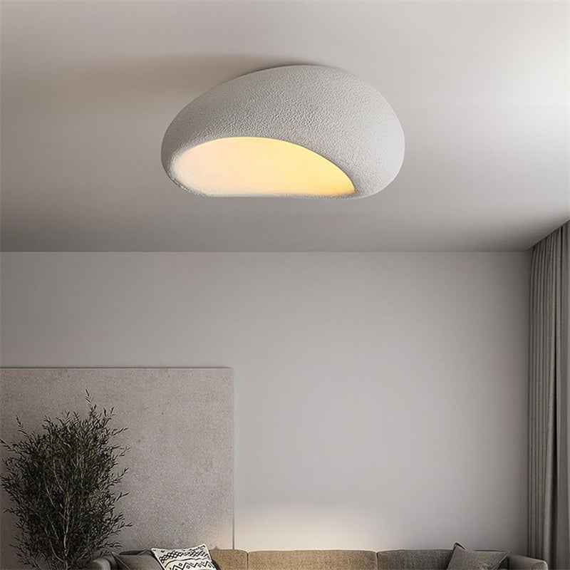 Modern Resin Ceiling Light Fixtures with 3-Color Lights