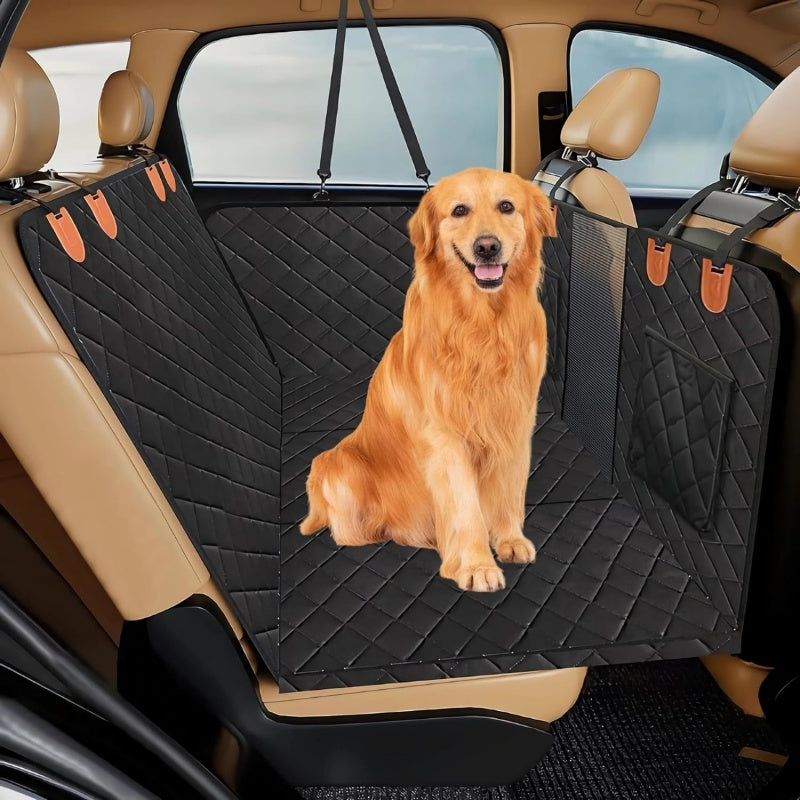 Scratch-resistant Pet Dog Car Seat Cover with Viewing Window