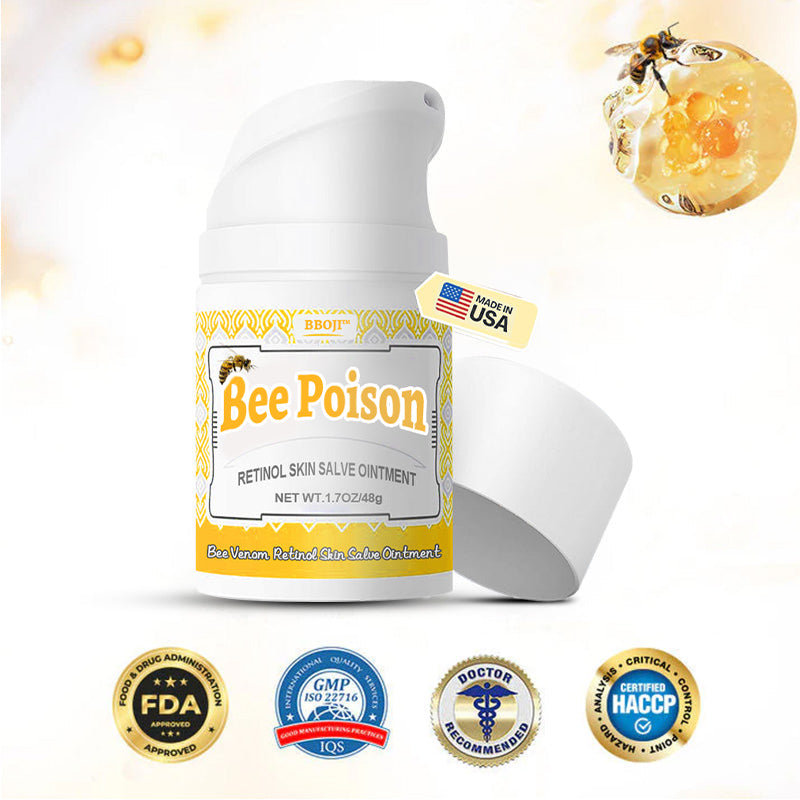 Bee Poison Retinol Skin Salve Ointment 🗽𝐀𝐀𝐃 𝐑𝐄𝐂𝐎𝐌𝐌𝐄𝐍𝐃𝐒(🔥50% Off for a Limited Time!)