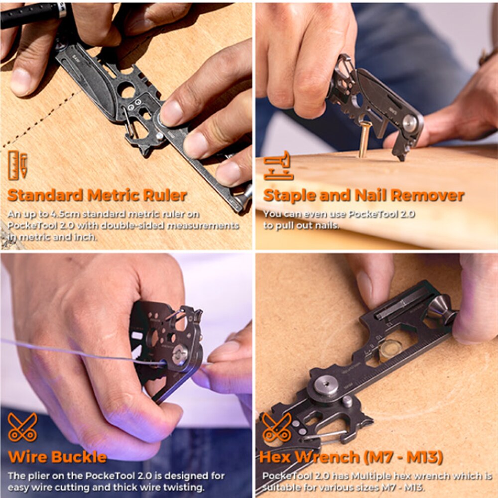 30-in-1 Mini Pocket EDC Survival Tool