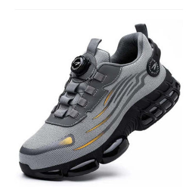 Avichic™ Men’s Safety Shoes – Steel Toe Work Sneakers with Rotating Button, Puncture-Proof, Anti-Smash & Wear-Resistant Protection