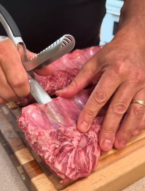 Avichic™ BBQ Rib Skinner – Premium 304 Stainless Steel Food-Grade Rib Membrane Remover & Deboning Tool for Grill Masters