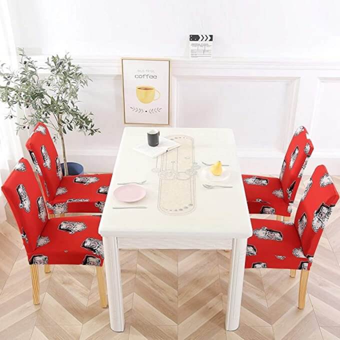 Christmas Elastic Chair Cover