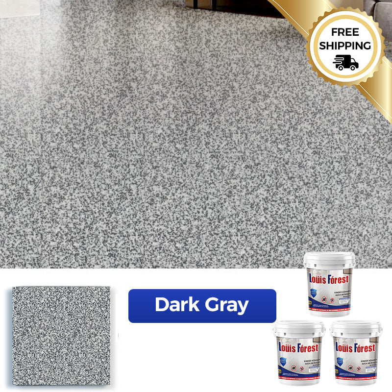 High-Gloss Marble Finish Epoxy Floor Coating