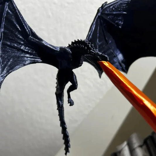 Dragon Flame Book Nook – Fantasy Bookshelf Decoration