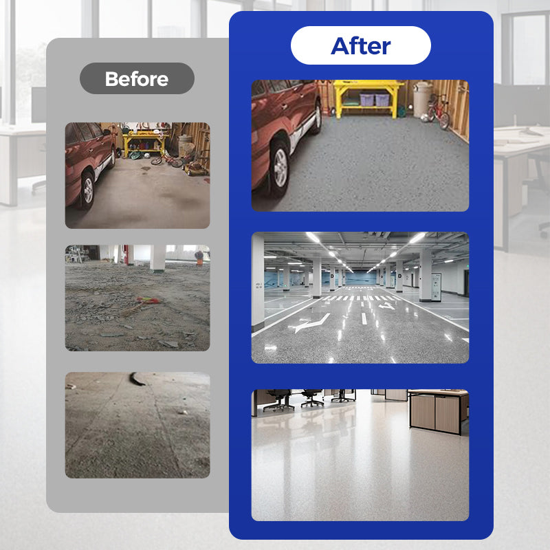 High-Gloss Marble Finish Epoxy Floor Coating