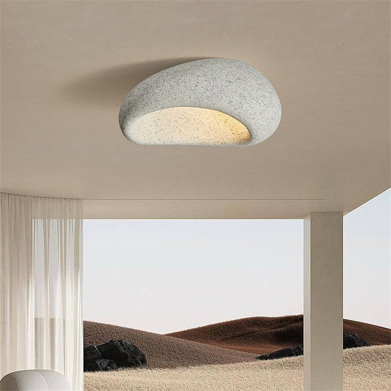 Modern Resin Ceiling Light Fixtures with 3-Color Lights