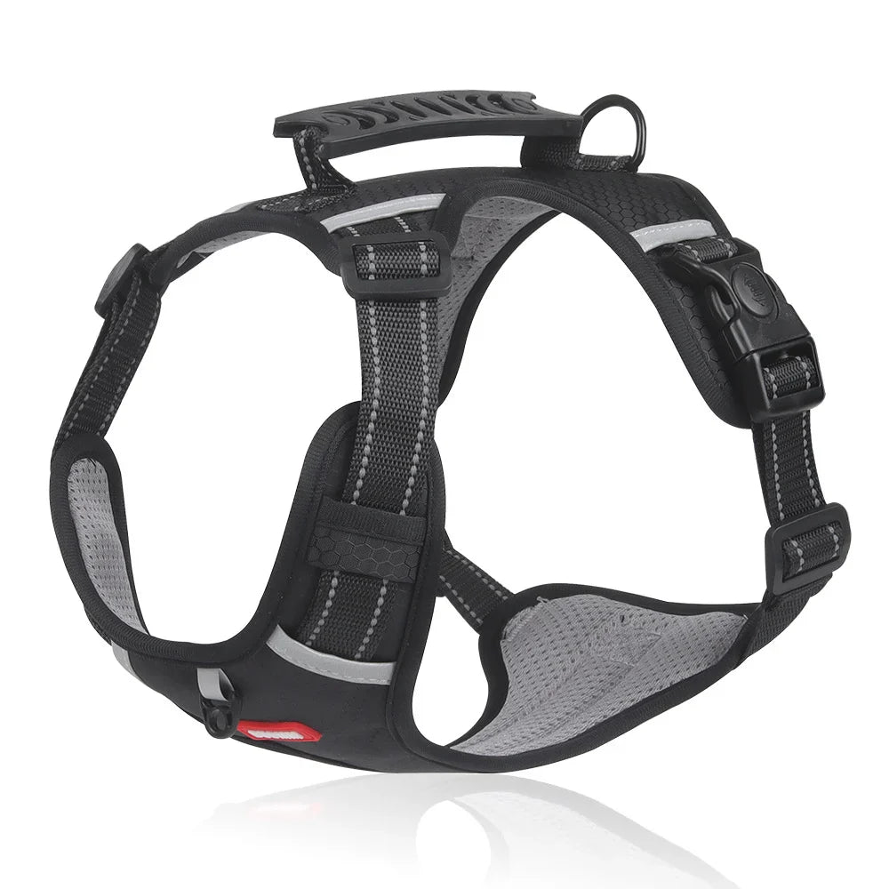 Strain-free dog harness for pets