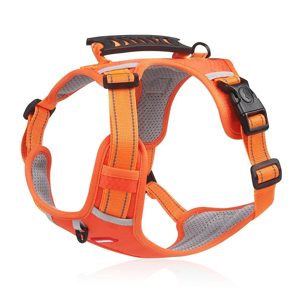 Strain-free dog harness for pets