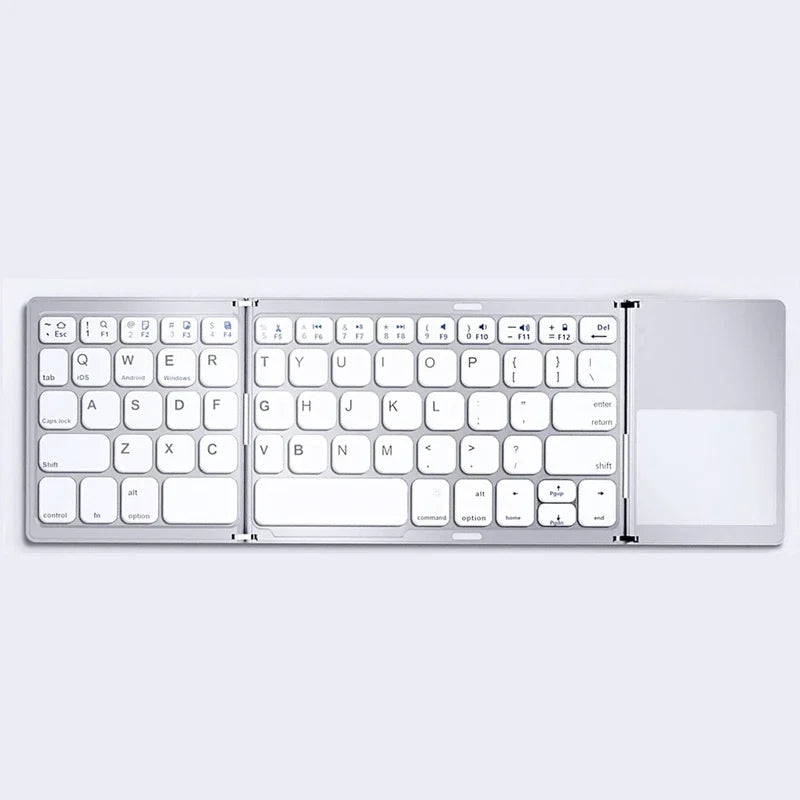 Foldable Bluetooth Keyboard with Touchpad