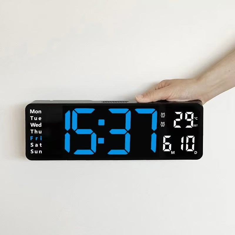 13” Smart Watch: Temperature, Date, Night Light & More