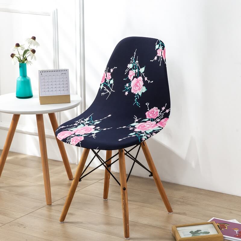 Printed Elastic Shell Chair Covers