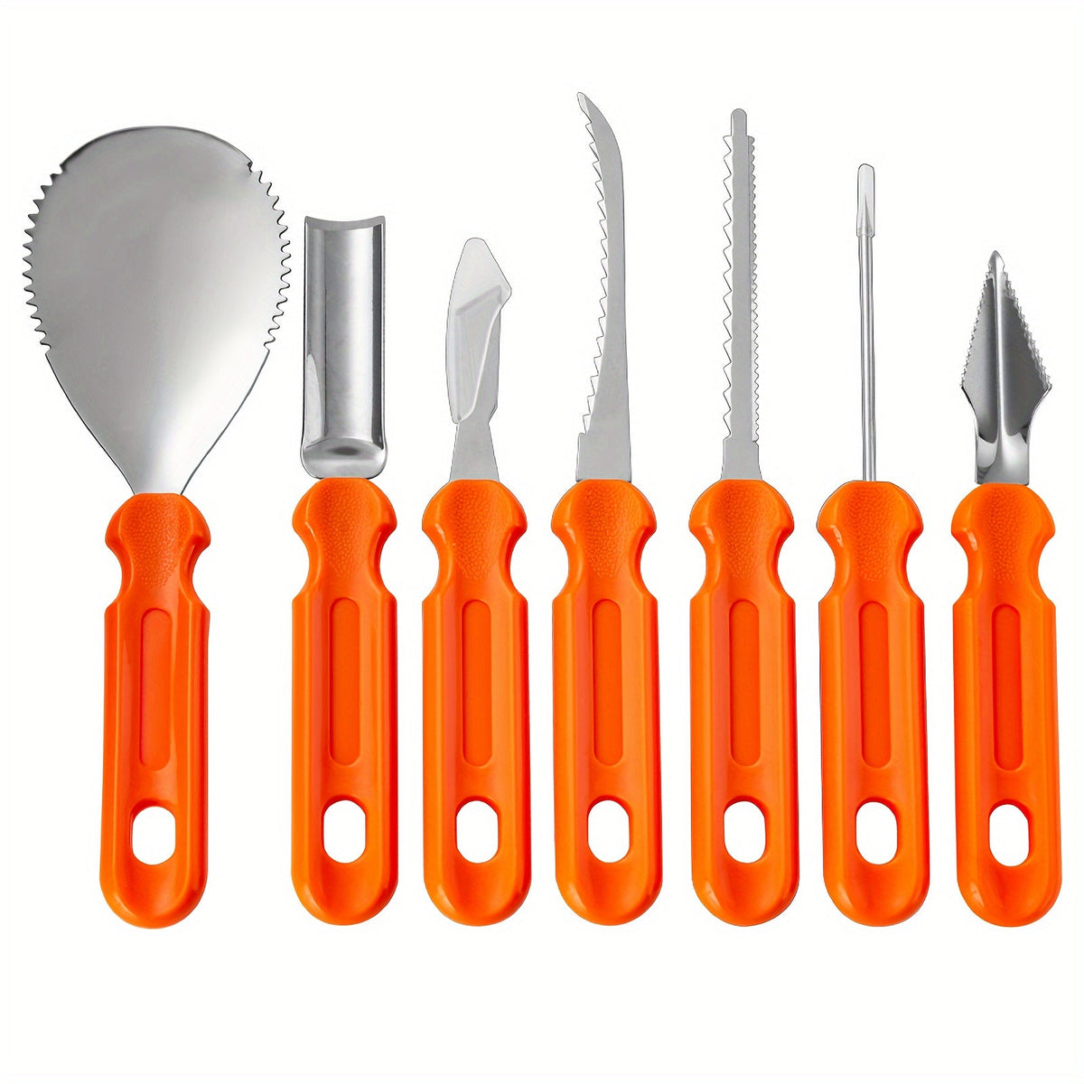 Pumpkin Carving Tools and Kit with Stainless Steel Supplies Storage Bag and Knife Set