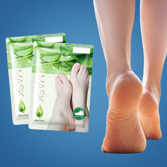 Exfoliating Foot Peel Mask for Dry Cracked Heels – Callus Remover, Dead Skin Exfoliator, Spa Pedicure Treatment