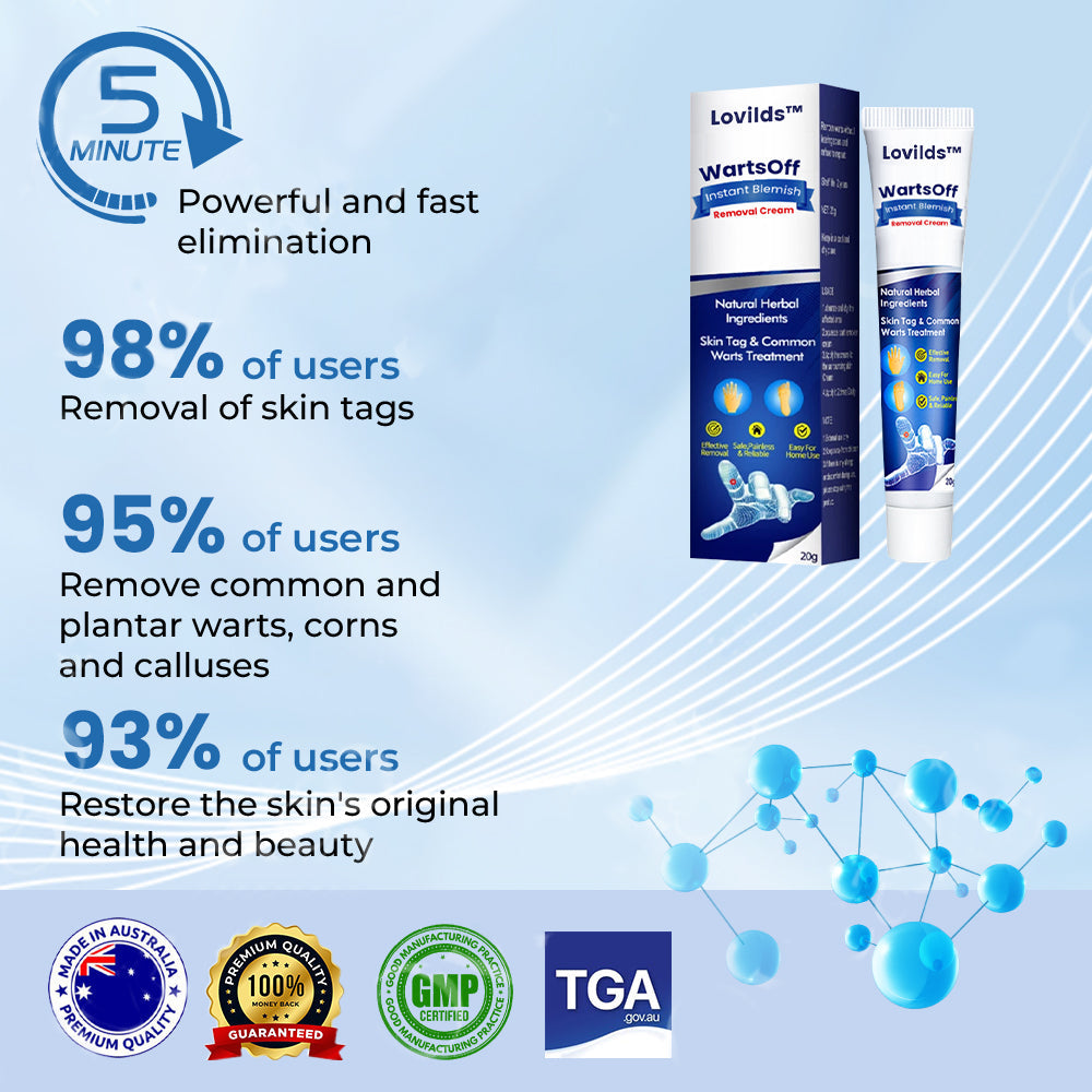 🔷 Official Store: Lovilds™ WartsOff Instant Blemish Removal Cream👩‍⚕️The Australasian College of Dermatologists (ACD) Approved (Skin Tags, Warts, Dark Spots Removal)