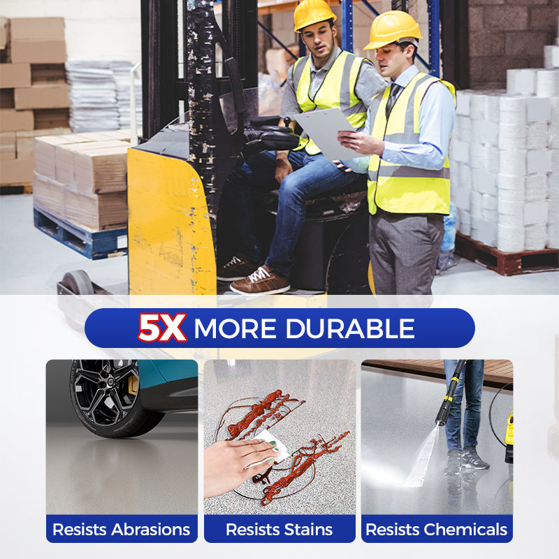 High-Gloss Marble Finish Epoxy Floor Coating