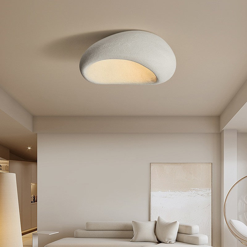Modern Resin Ceiling Light Fixtures with 3-Color Lights