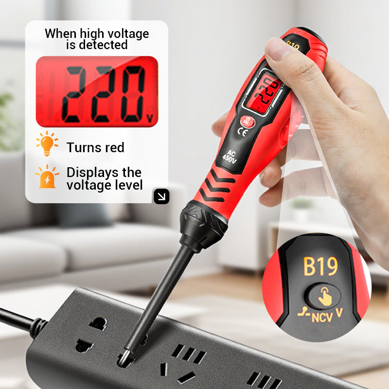Intelligent Non-Contact Voltage Tester - Safe & Efficient Electrician's Best Tool