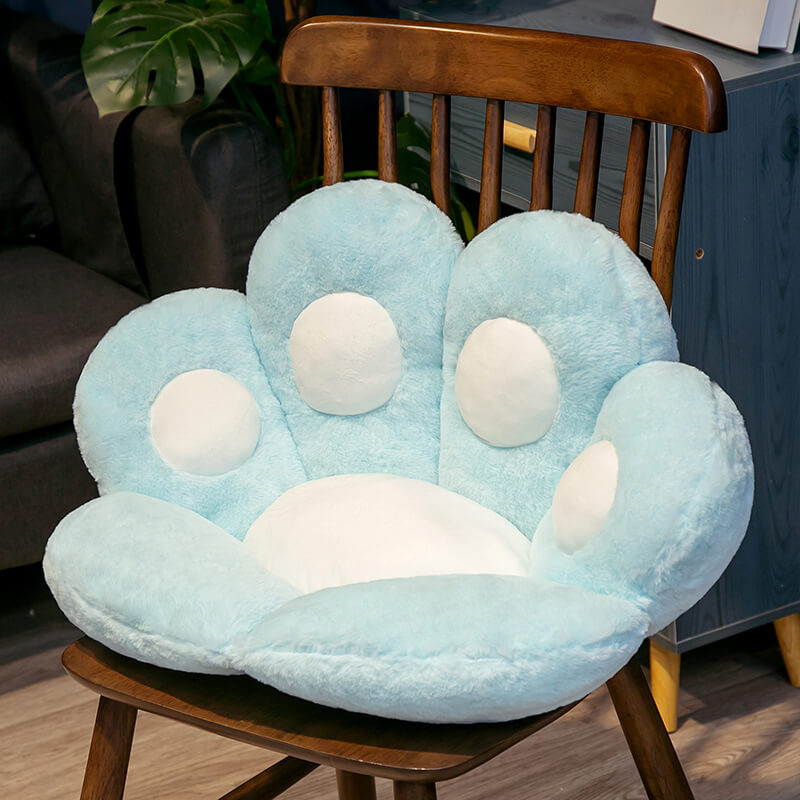 Plush Cat Paw Chair Cushion, Comfy Seat Pads for Chairs Floor
