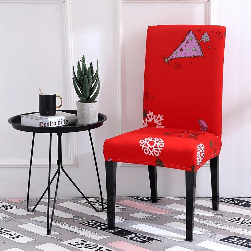 Christmas Elastic Chair Cover