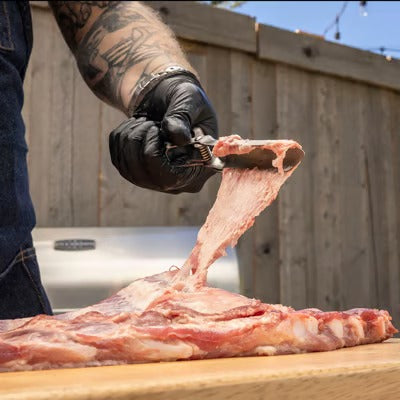 Avichic™ BBQ Rib Skinner – Premium 304 Stainless Steel Food-Grade Rib Membrane Remover & Deboning Tool for Grill Masters