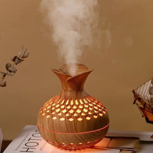 SereniMist – Luxury Ultrasonic Aroma Diffuser with Elegant Design and 10-Hour Run Time