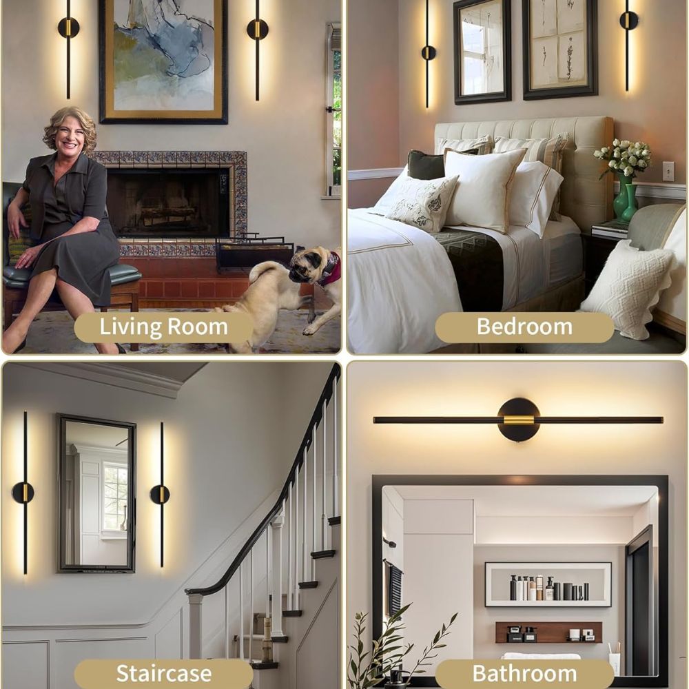 Detachable Rechargeable LED Wall Light – Magnetic Mount, Dimmable, 4400mAh Battery, Warm & Cool Lighting