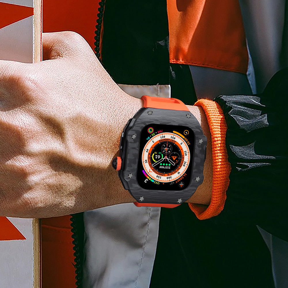 44/45MM watch Carbon fiber & Black Titanium case